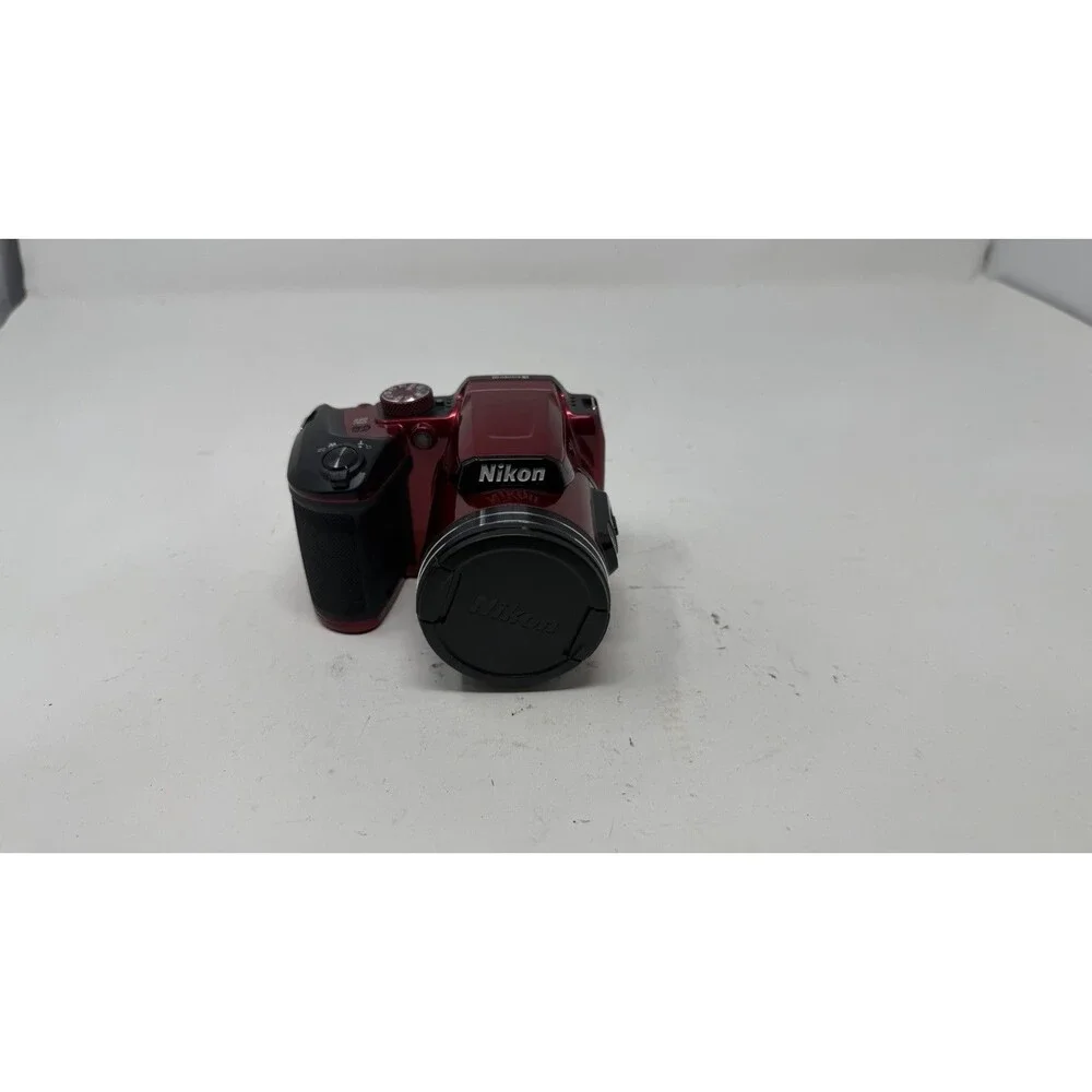 Nikon Coolpix B500 Digital Camera Red 16MP Tilt LCD HD Video 40x Zoom